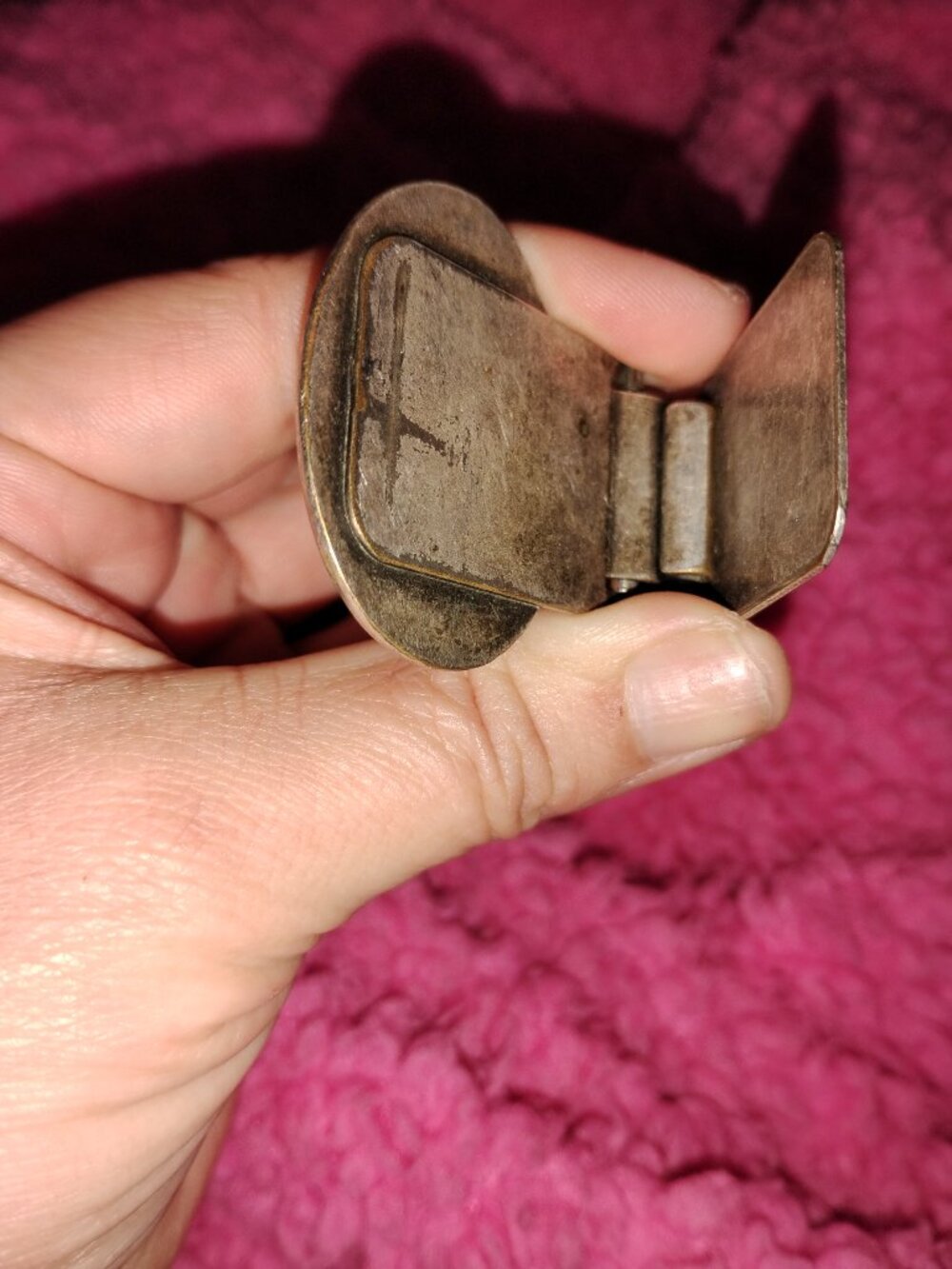 Buffalo Money Clip Sterling Silver,Authentic 1937. - Picture 2 of 3